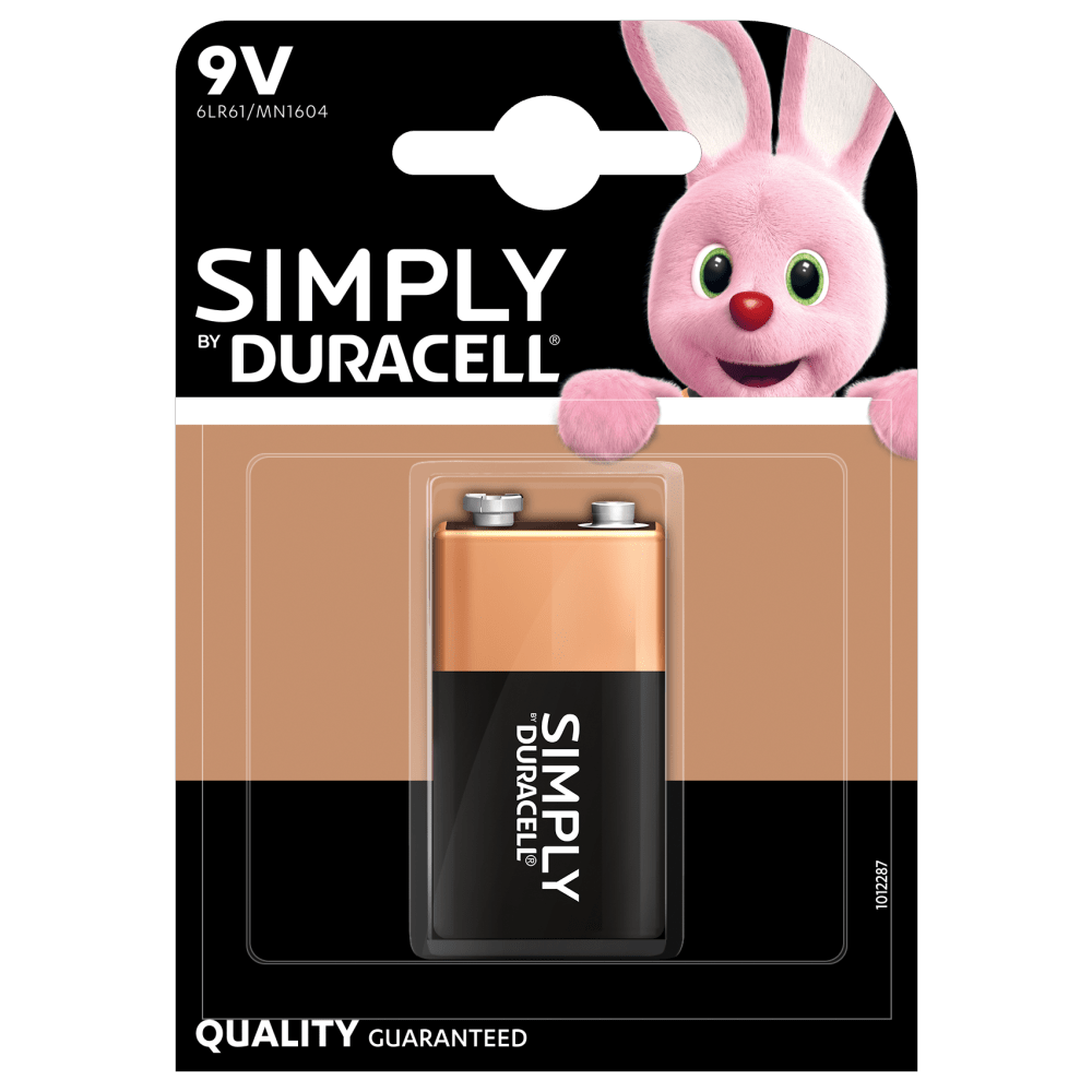 Duracell Simply Alkaline 9V Batterie