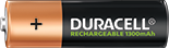 Duracell Rechargeable AA größe 1300mAh Batterie