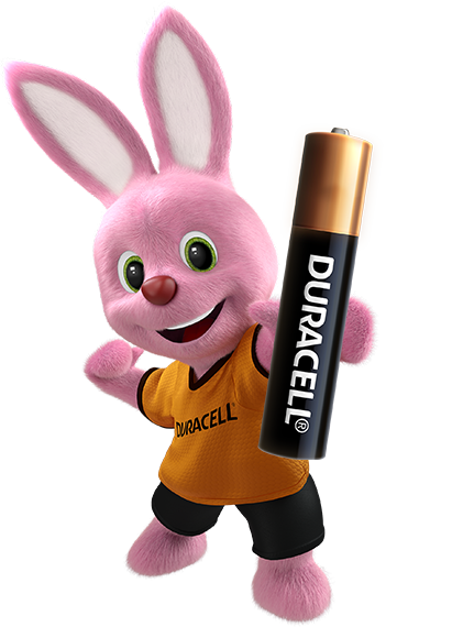 Duracell Bunny stellt die Spezial-AAAA-Spezialbatterie 1,5V vor