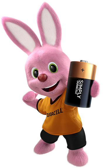 Bunny stellt Duracell Simply D Alkaline Batterie vor