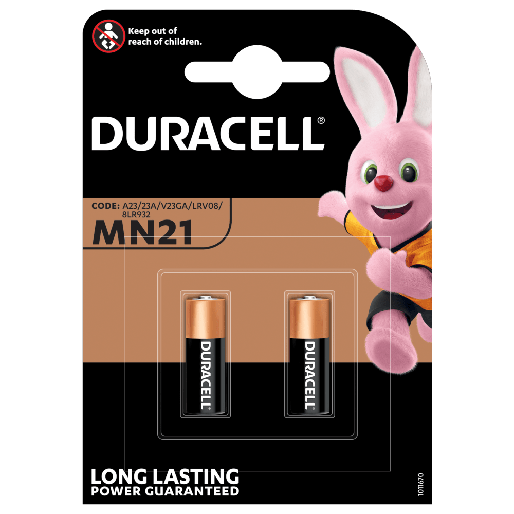 Duracell Specialty Alkaline MN21 Größe 12V Batterien in 2-stück Packung