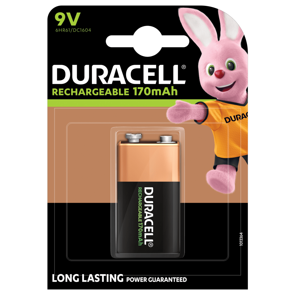 Duracell Rechargeable 9V 170mAh