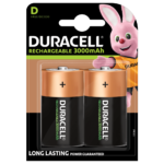 Duracell Rechargeable D-Batterien 3000mAh in 2-stück Packung