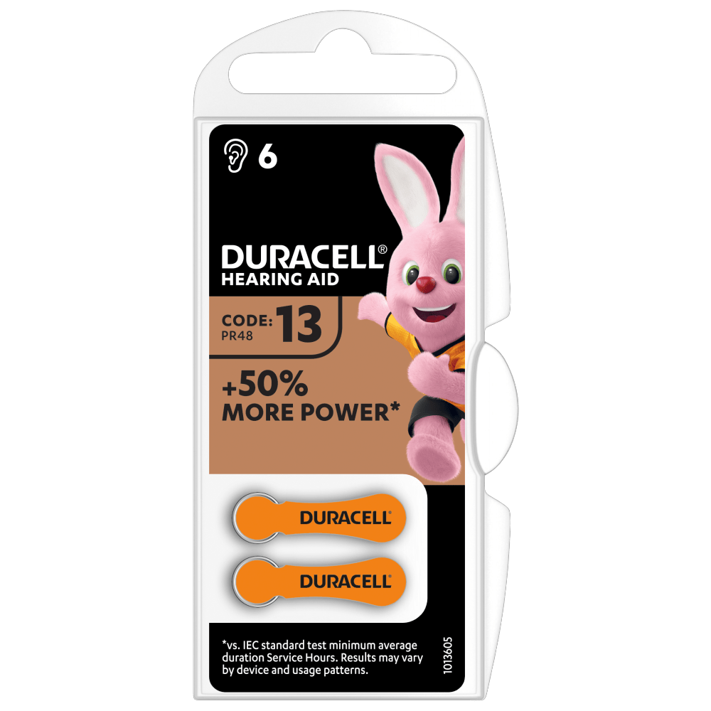 Duracell Hörgerätebatterien Größe 13