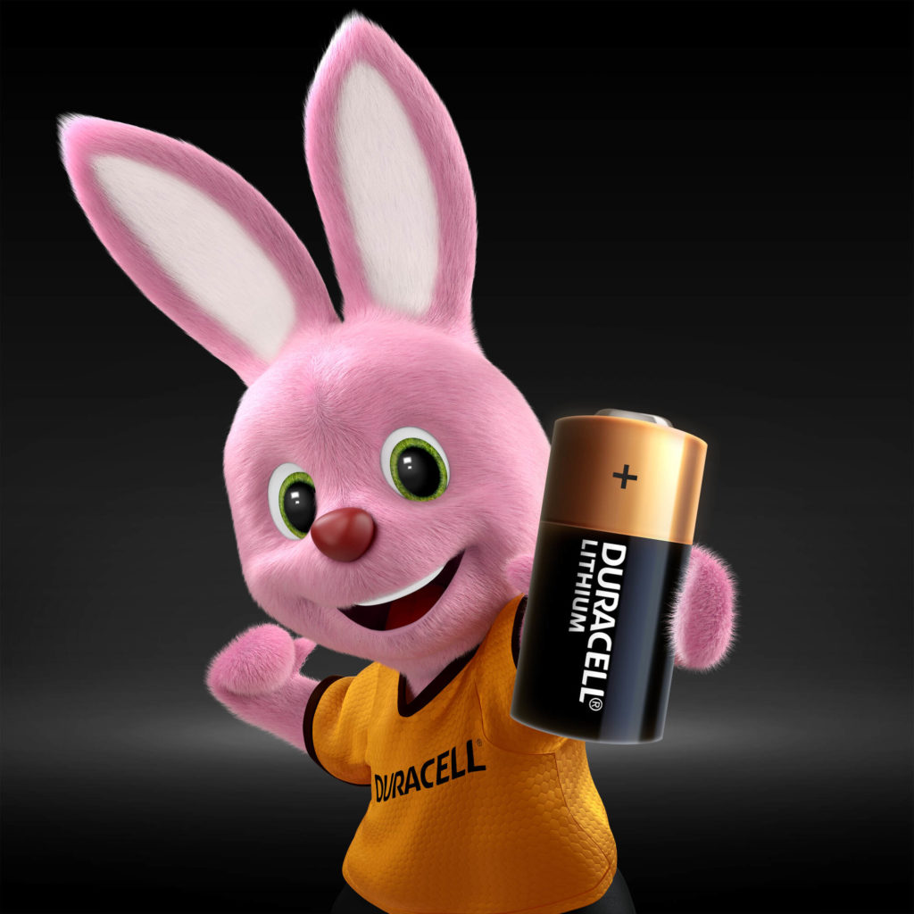 Duracell Bunny stellt die Hochleistungs Lithium 123 Batterie 3V vor