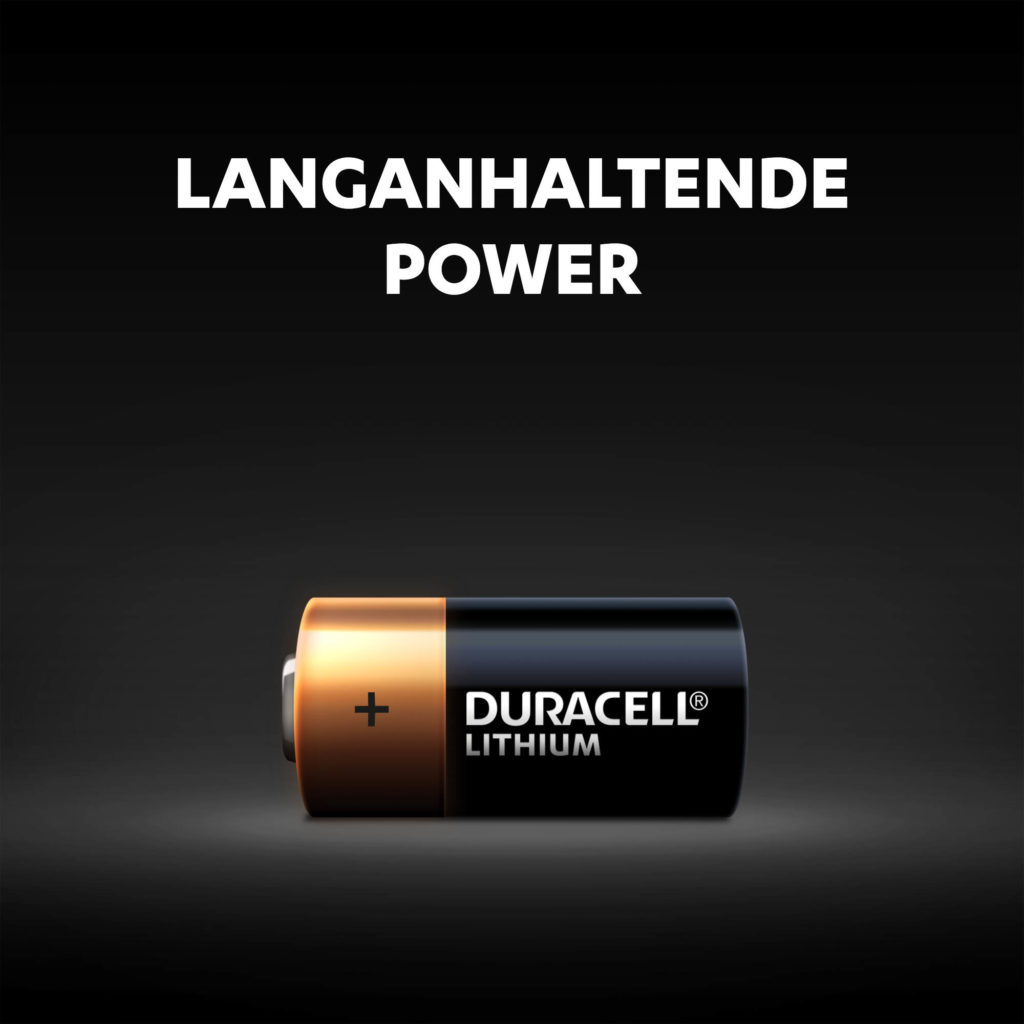 Langhaltende power - Duracell High Power Lithium CR2 Batterien