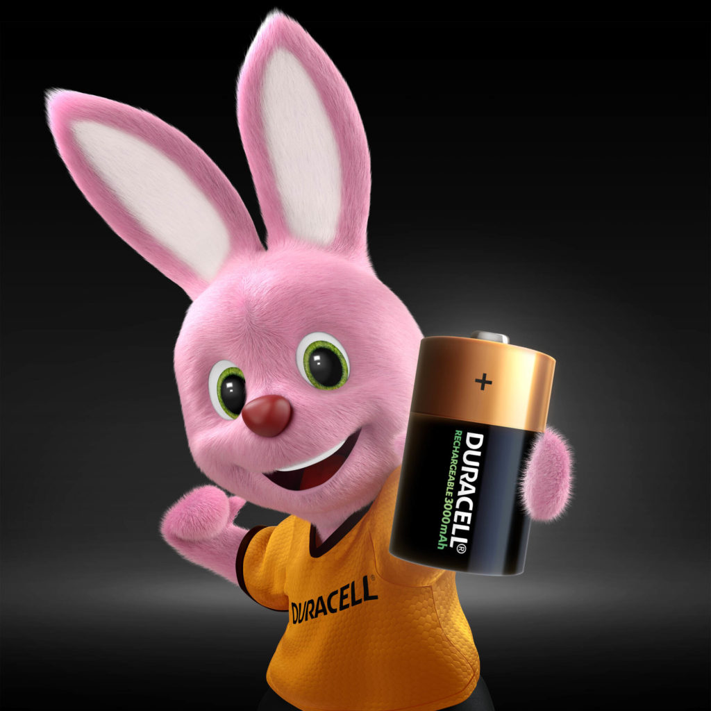 Duracell Bunny stellt rechargeable Batterie der Größe D 900mAh vor